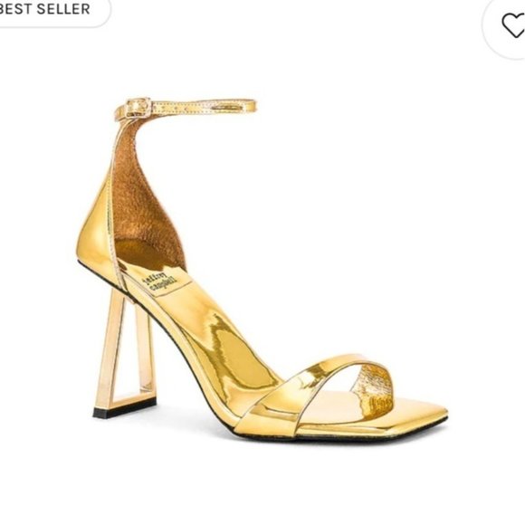 Jeffrey Campbell Shoes - Jeffrey Campbell Industrial Heel in Gold